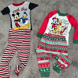 2 pair of Disney PJs